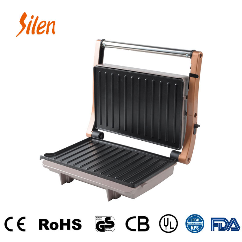 Hvilken type bradepande til en hjemmepanini-grill er mere holdbar?