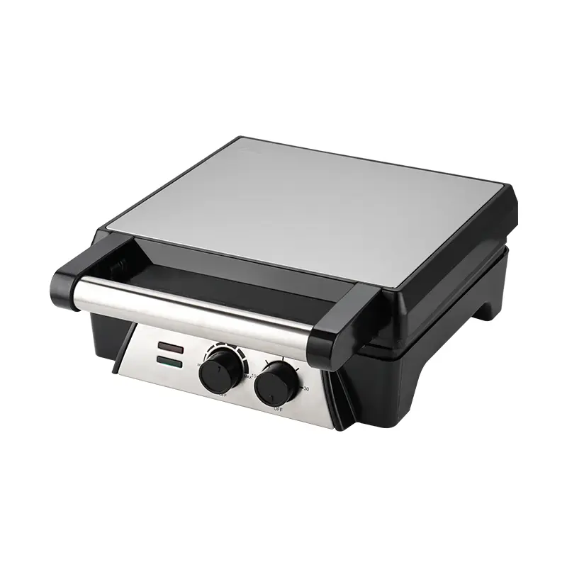 Justerbar temperatur ikke-stick kontaktgrill