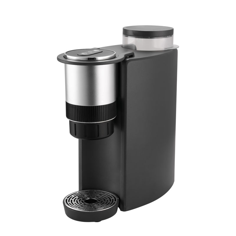 Kaffemaskine med kværn